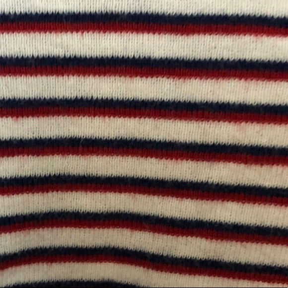 TopShop striped long sleeve with lettuce trim - Picture 4 of 4